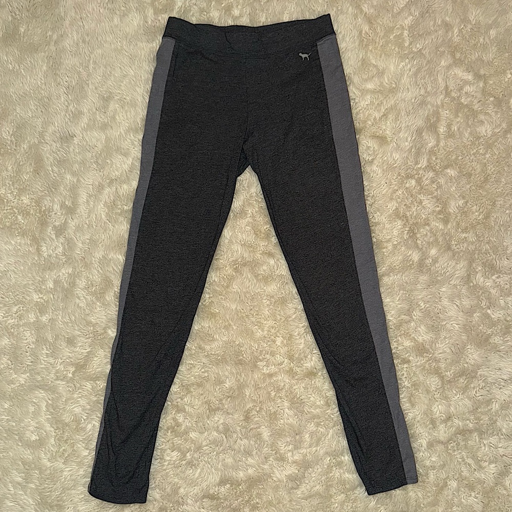 PINK VICTORIAS SECRET GREY LEGGINGS